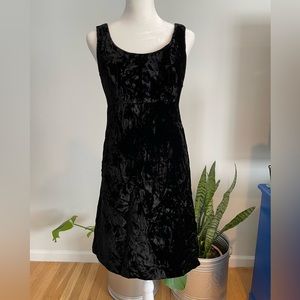 Vintage 60s handmade velvet a-line dress